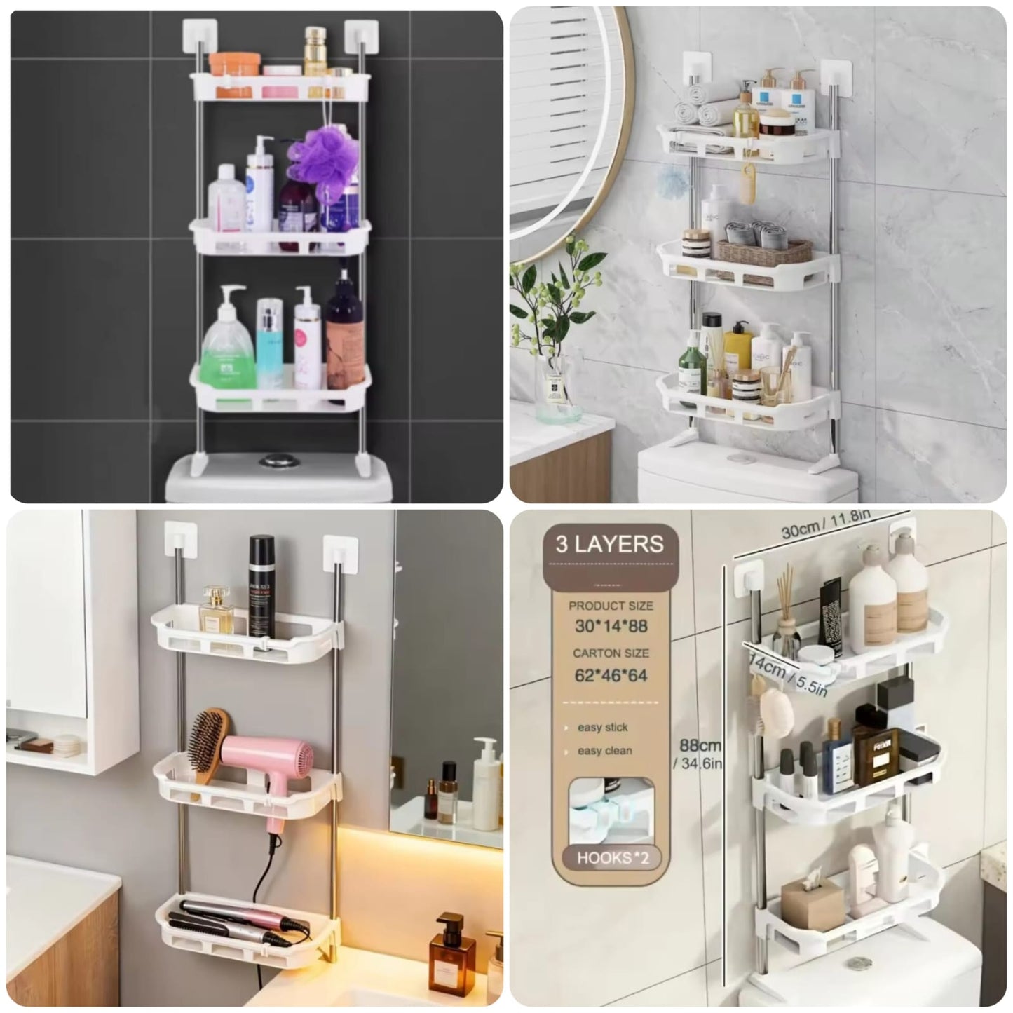 3Layer Multifunctional Storage Rack