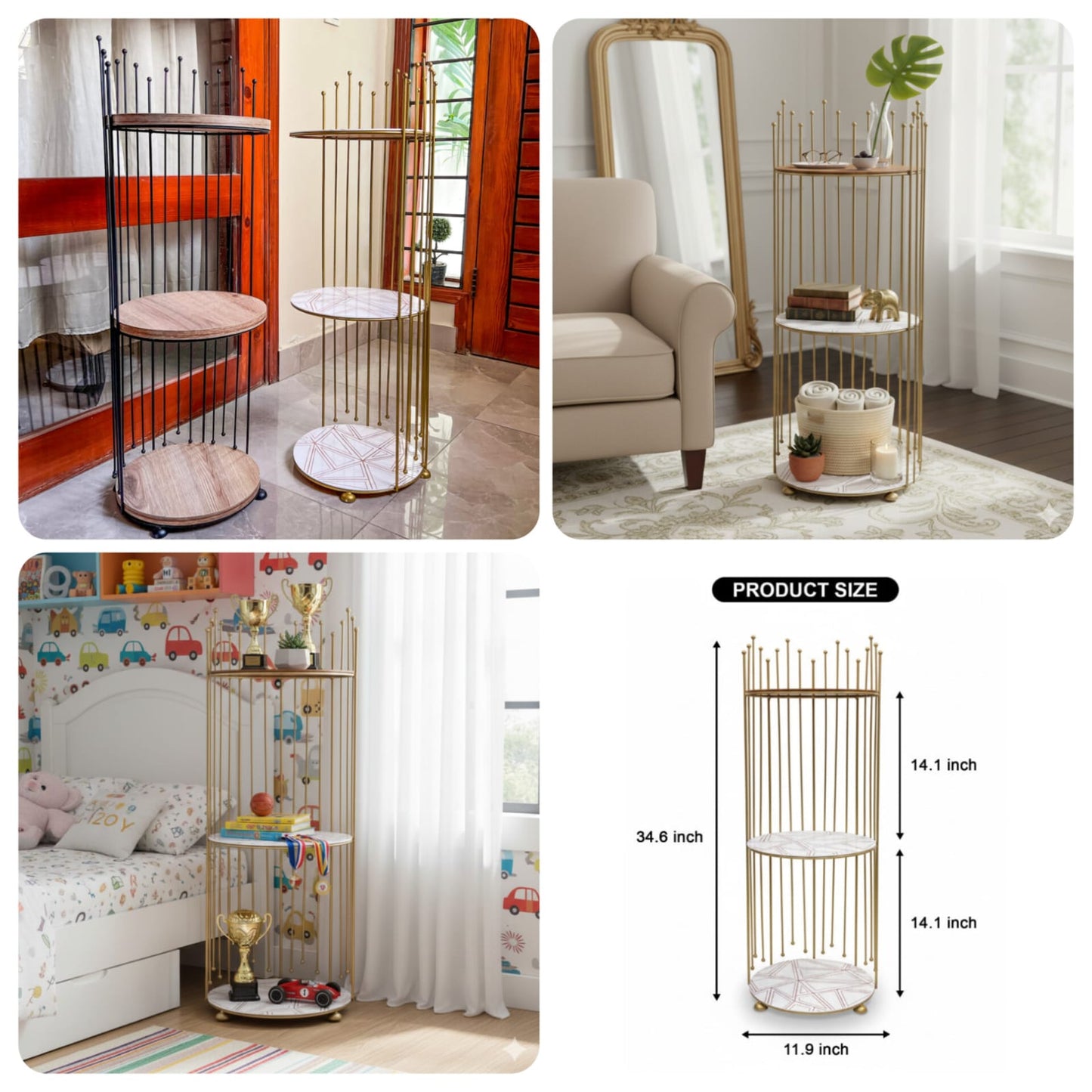 Royal Crown 3-Tier Display Tower by Matrix