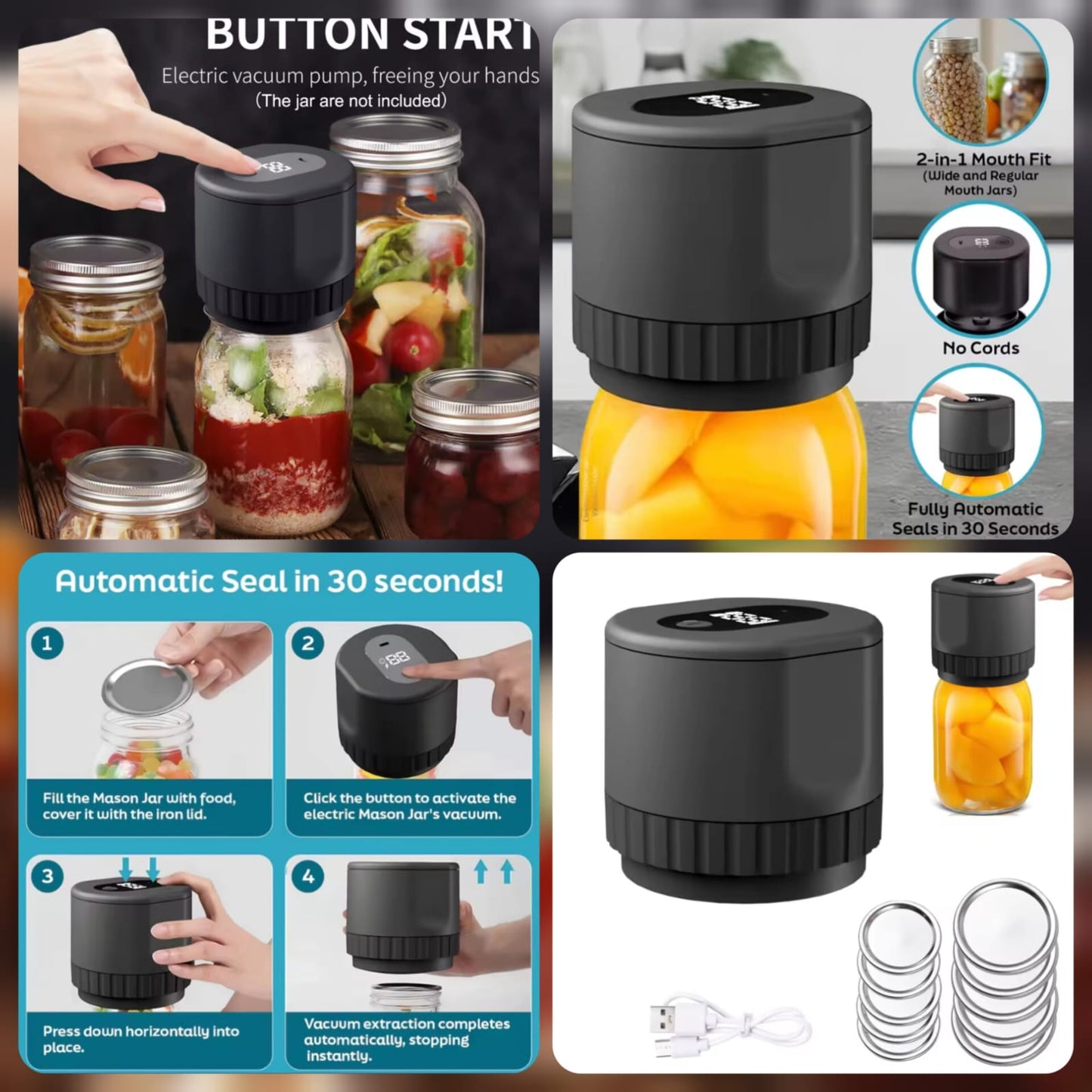 Portable Jar Sealing Machine