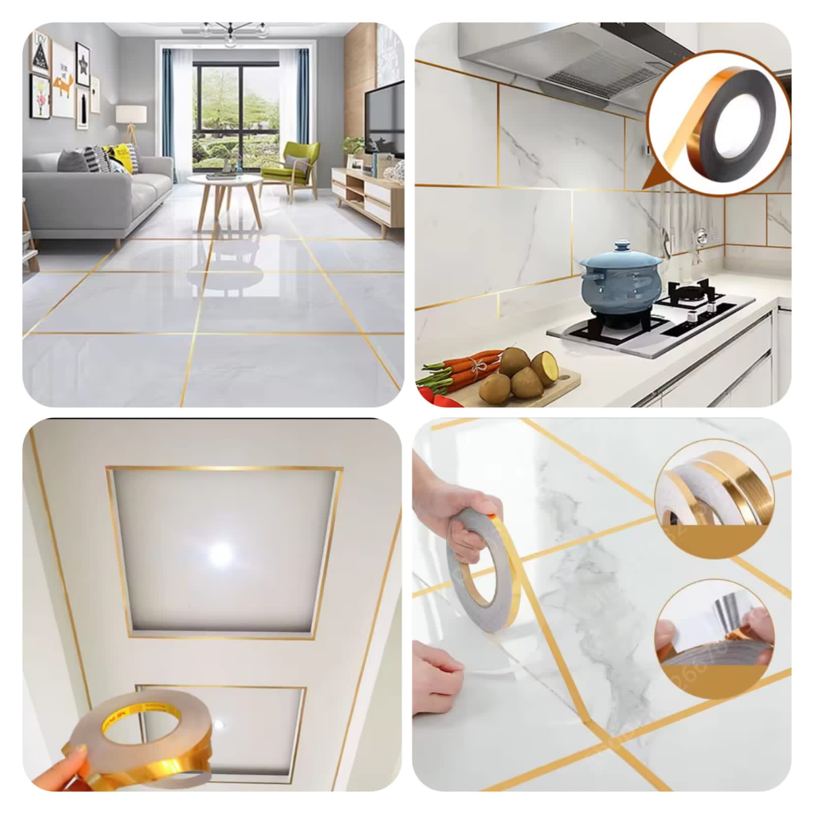Self-adhesive Golden Decoration Tape