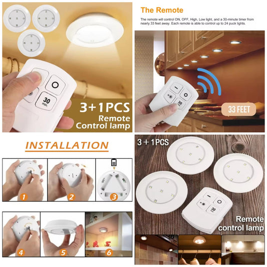 Tap LED Light With Remote Control