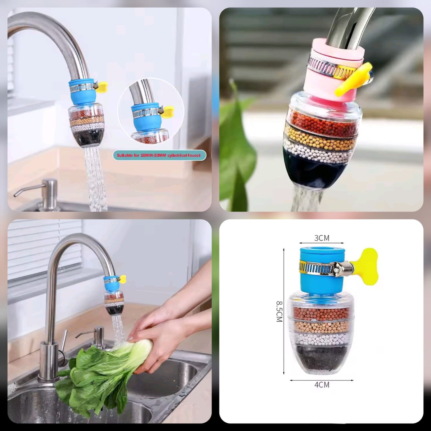 Fan Faucet Filter