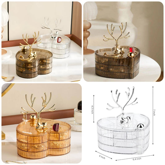 3L Acrylic Deer Jewelry Organizer