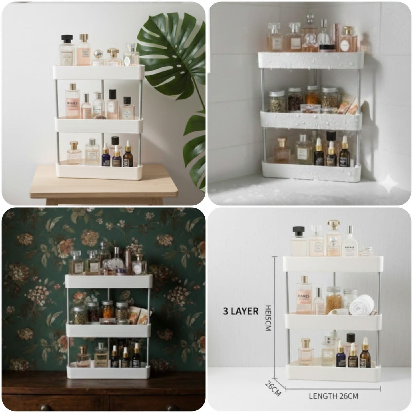 3L Corner Storage Rack
