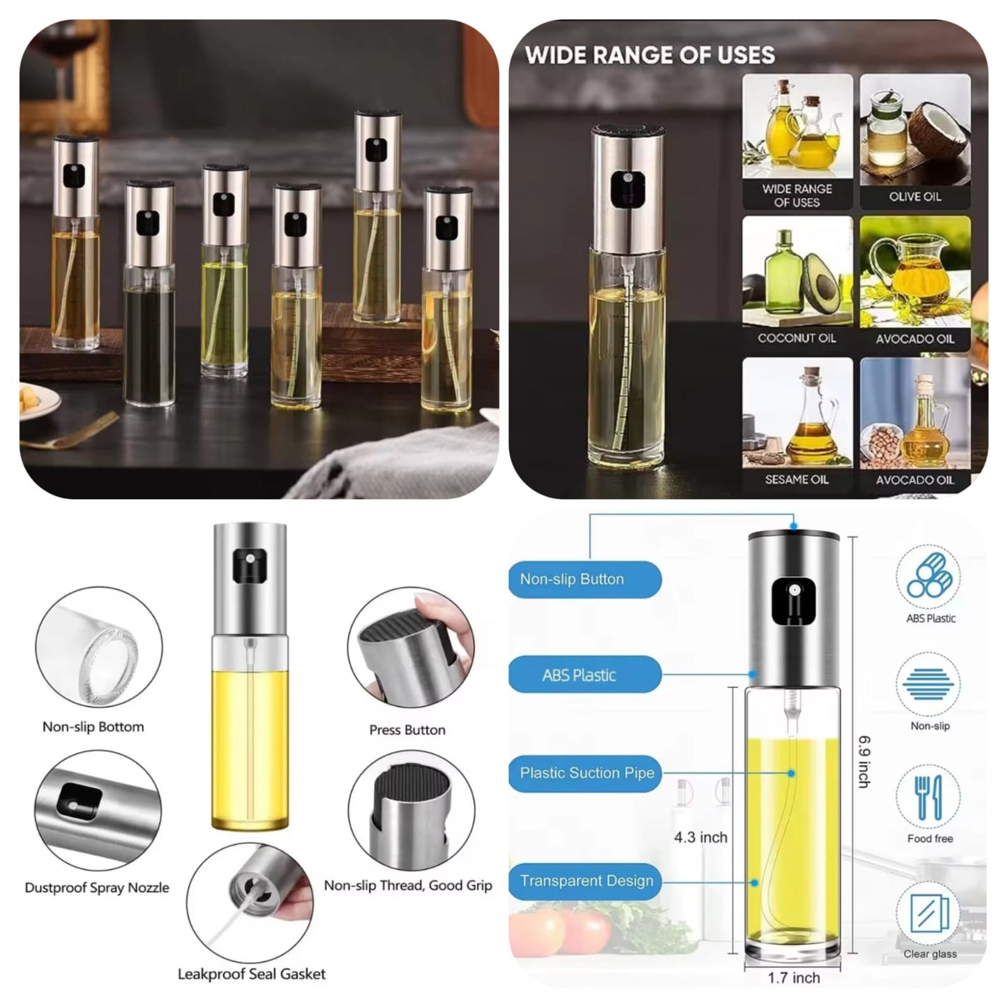 Oil Spray Bottle 100ML