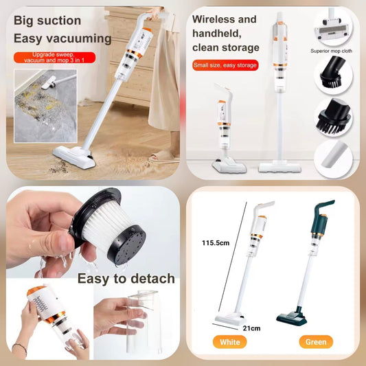 Rechargable Long Vacuum Cleaner