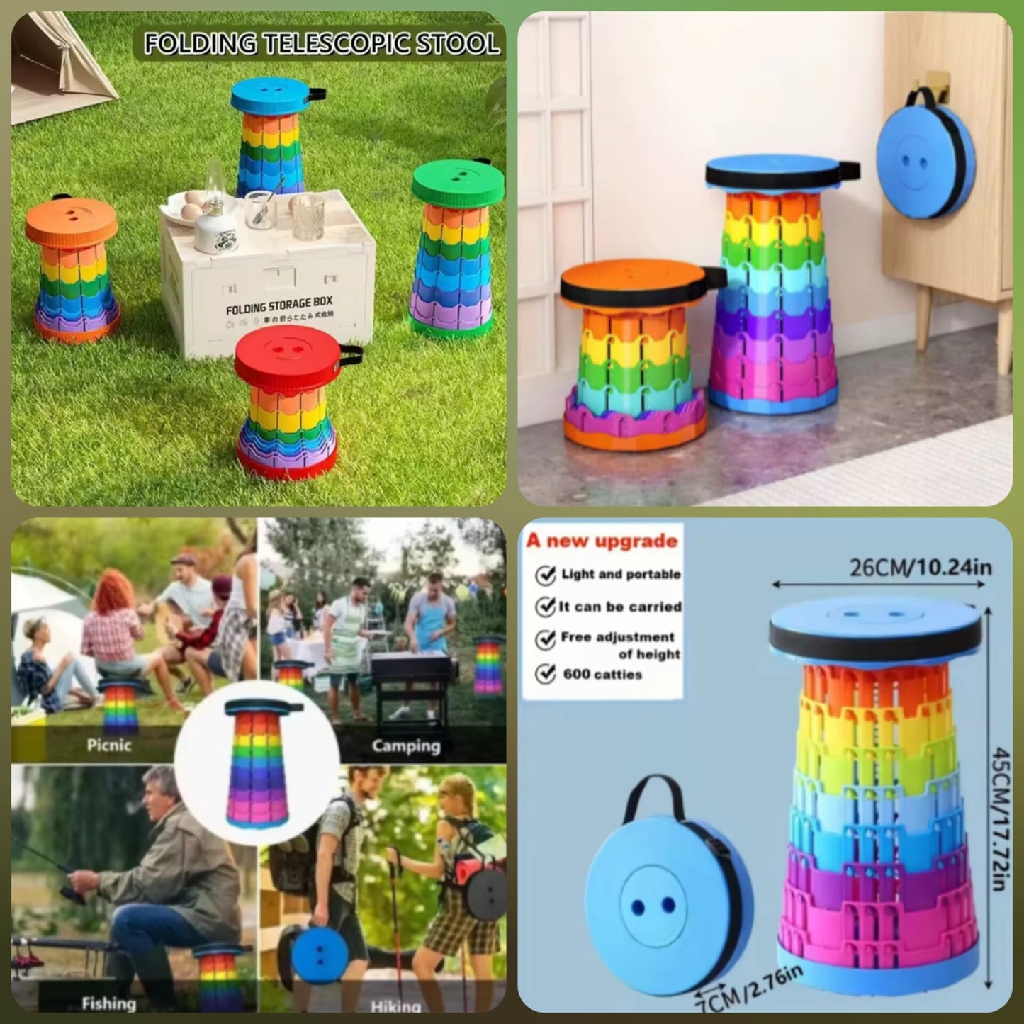Foldable Telescope Stool