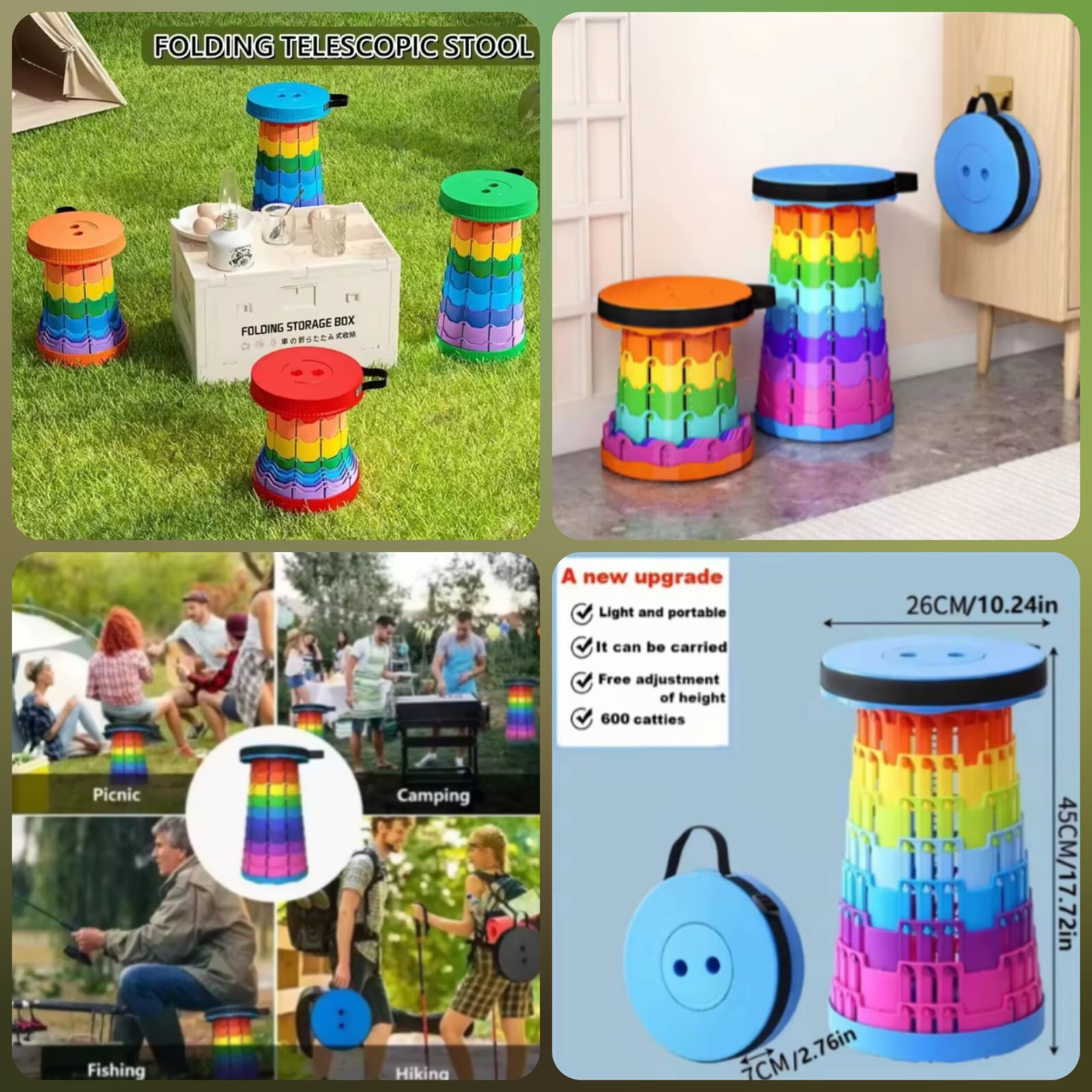 Foldable Telescope Stool