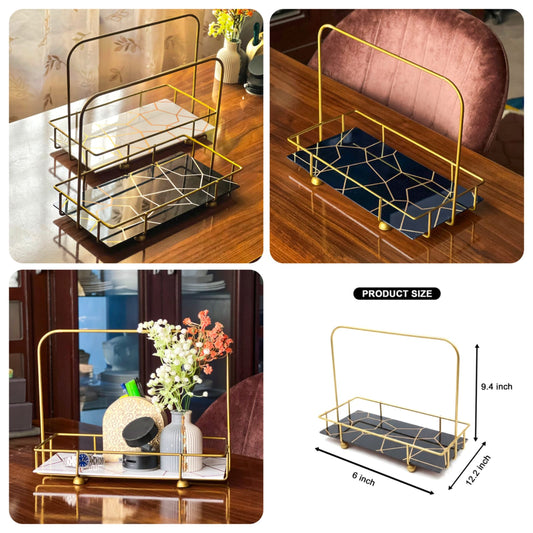 Matrix Golden Arc Vanity Stand