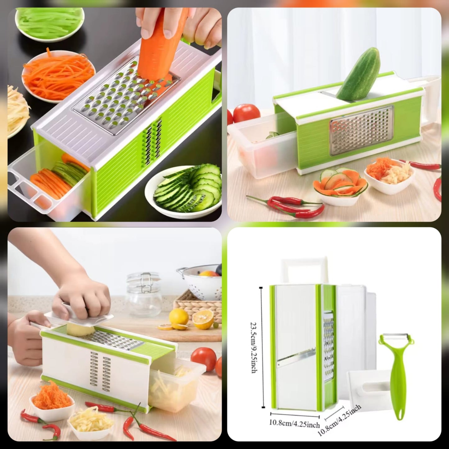 Multi-functional Vegetable Slicer & Grater