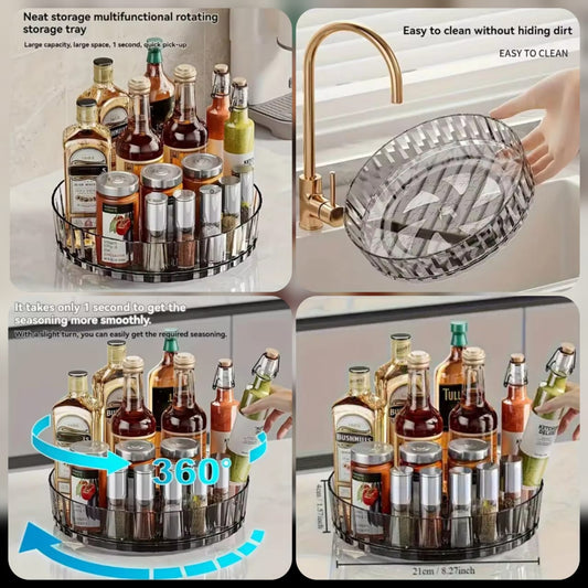360 Acrylic Rotating Spice Tray