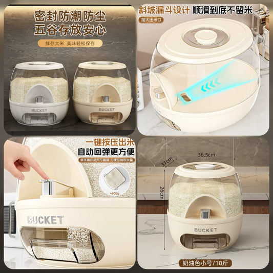 10kg Rice Bucket Dispenser