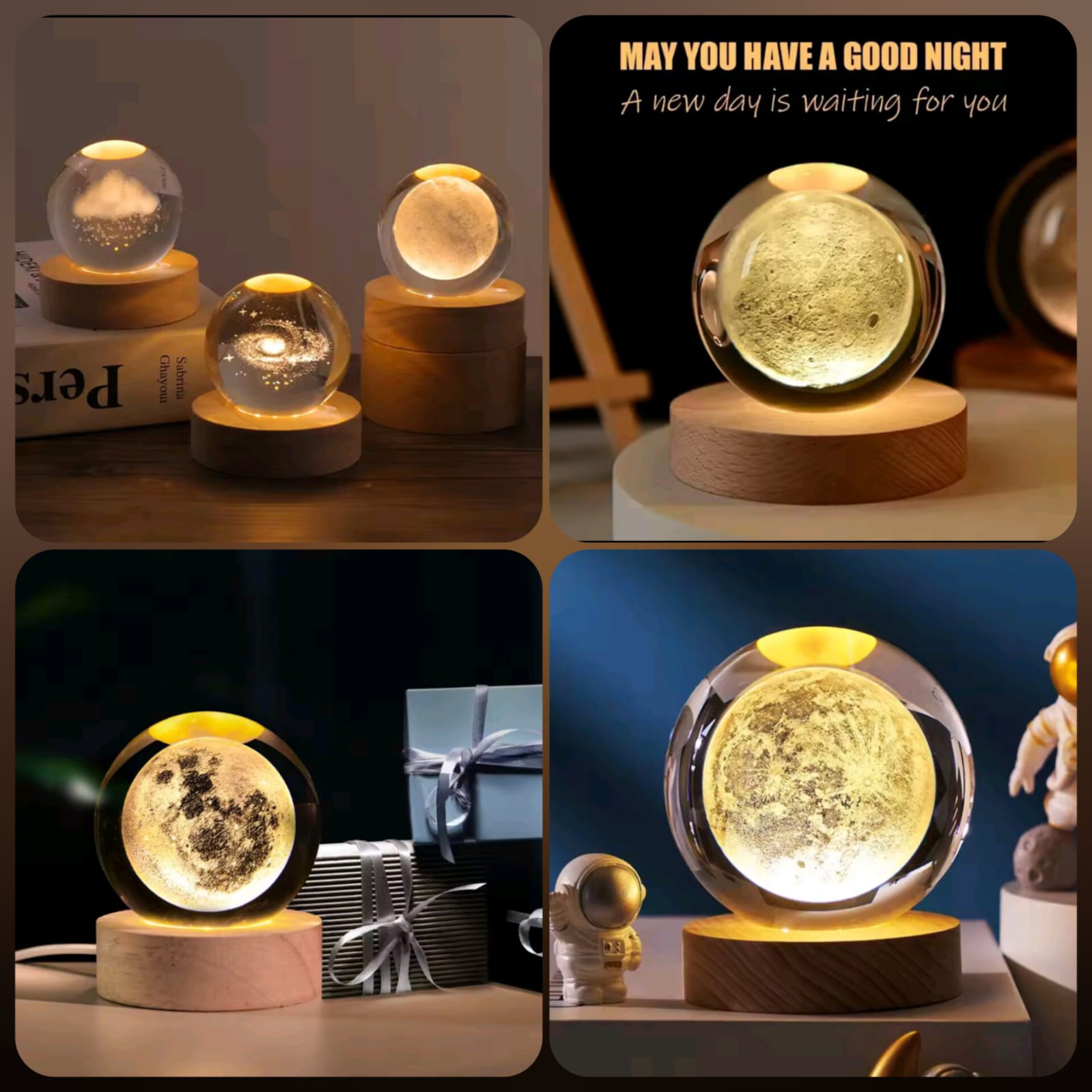 Led Crystal Ball Lamp