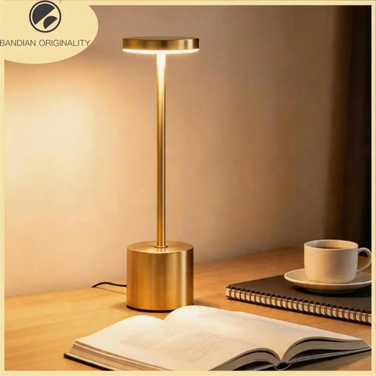 LED Table Lamp Touch Sensor Night Light USB Rechargeable Portable Bedroom Night Light Wireless Reading Lamp Restaurant Hotel Bar